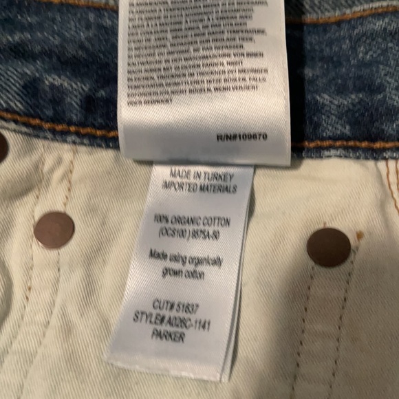 Agolde Parker Swapmeet Jean Shorts size 24 - Picture 4 of 6